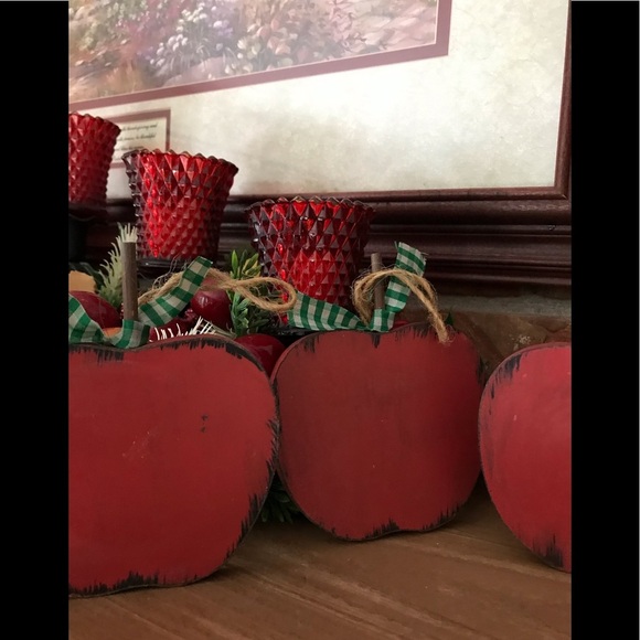 Rare Vintage Apple Home Interior 3 pc Set - Picture 2 of 6